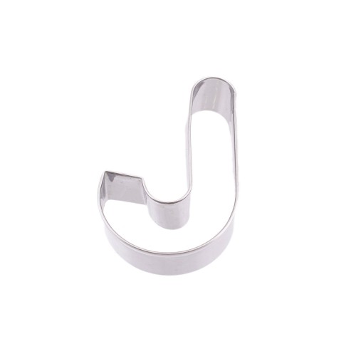 Kek Kurabiye Ve Pasta Kalıbı Metal J Harfİ Büyük Boy Alfabe 8.5 CM