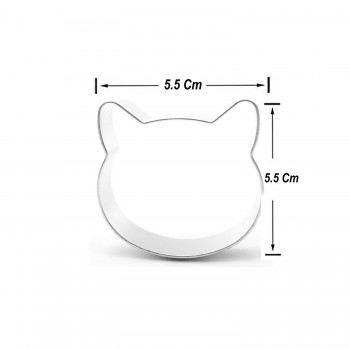 Kek Kurabiye Ve Pasta Kalıbı Metal Şekilli Hello Kitty 5.5X5.5 CM