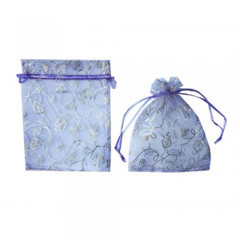 Kına Çerez Kesesi Lale Desenli 17X23 Cm - 50 Adet Lila Kına Çerez Kesesi Lale Desenli 17X23 Cm - 50 Adet Lila