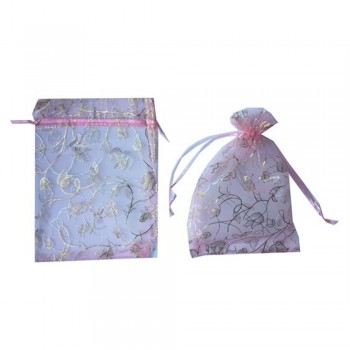 Kına Çerez Kesesi Lale Desenli 17X23 Cm - 50 Adet Pembe Kına Çerez Kesesi Lale Desenli 17X23 Cm - 50 Adet Pembe