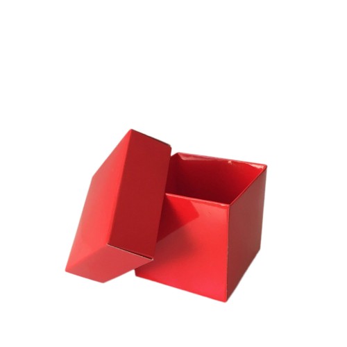 Komple Karton Kutu 5X5X5 CM - 50 Adet  Kırmızı