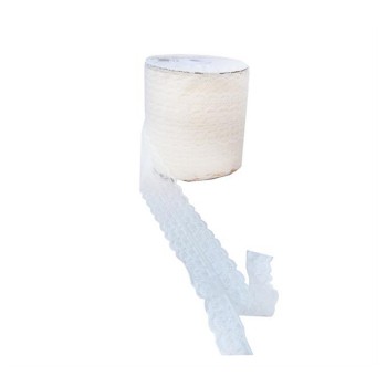 Kurdela Dantelli Çift 2 Katlı 5 Cm - 10 Metre Beyaz Kurdela Dantelli Çift 2 Katlı 5 Cm - 10 Metre Beyaz