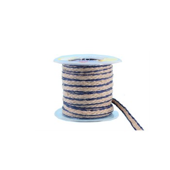 Kanaviçe Kurdele Kenarı Şeritli 1.6 Cm - 10 Metre  Mor