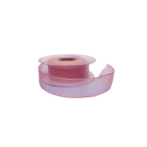 Şifon Kurdele 4 Cm - 20 Metre  Pembe