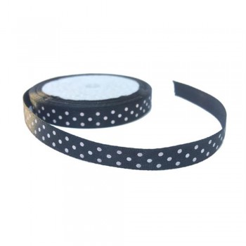 Saten Kurdele Puantiyeli Benekli Kurdele 1 CM - 10 Metre Siyah Saten Kurdele Puantiyeli Benekli Kurdele 1 CM - 10 Metre Siyah