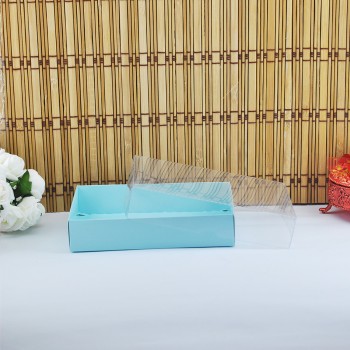 Asetat Kapaklı Karton Kutu 15X12X3 - 50 Adet Mavi Asetat Kapaklı Karton Kutu 15X12X3 - 50 Adet Mavi