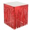 Masa Kenarı Eteği Ve Fon Süsü Metalik  Kırmızı