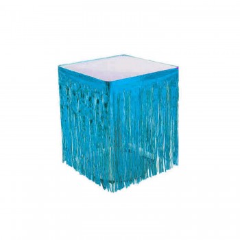 Masa Kenarı Eteği Ve Fon Süsü Metalik Mavi Masa Kenarı Eteği Ve Fon Süsü Metalik Mavi