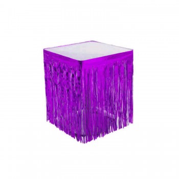 Masa Kenarı Eteği Ve Fon Süsü Metalik Mor Masa Kenarı Eteği Ve Fon Süsü Metalik Mor