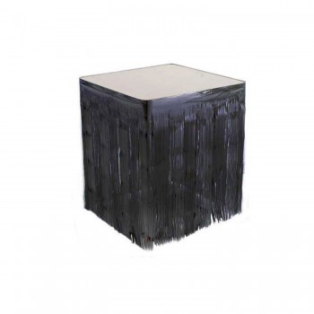 Masa Kenarı Eteği Ve Fon Süsü Metalik Siyah Masa Kenarı Eteği Ve Fon Süsü Metalik Siyah