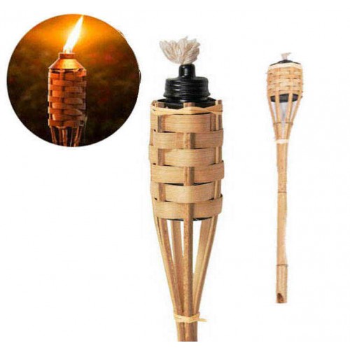 Meşale Bambudan Naturel 90 Cm - 4 Adet