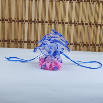 Nazarlıklı Sünnet Çerez Kesesi Yuvarlak İpli - 100 Adet