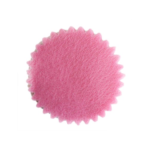 Organze Hazır Kesilmiş Yuvarlak Tül File Modeli 24 CM - 100 Adet  Pembe