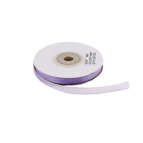 Organze Kurdele 1 CM - 457 Metre  Lila