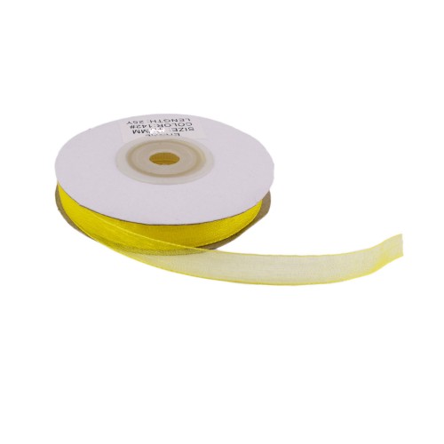 Organze Kurdele 20 MM - 22 Metre  Sarı