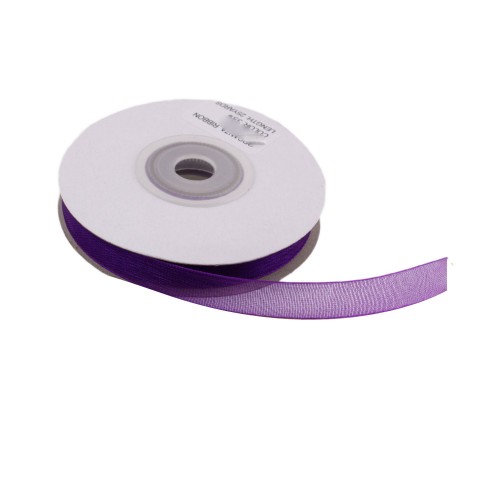 Organze Kurdele 1 CM - 457 Metre  Mor