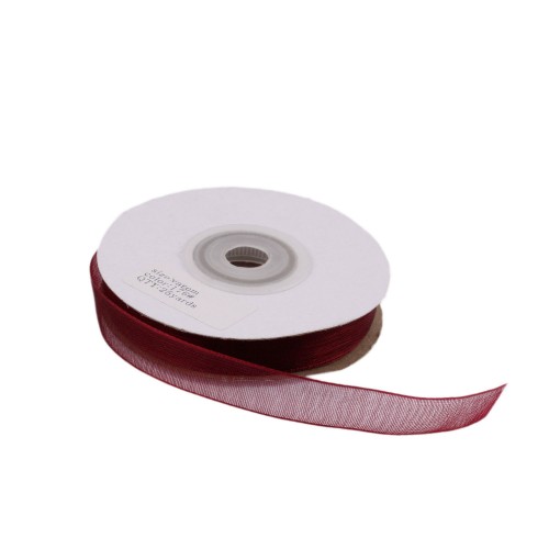 Organze Kurdele 20 MM - 22 Metre  Bordo