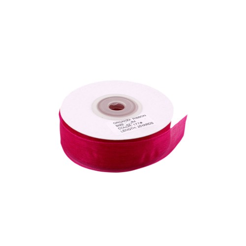 Organze Kurdele 30 MM - 22 Metre  Fuşya