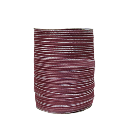 Organze Kurdele 1 CM Kenarı Şeritli  - 457 Metre  Bordo