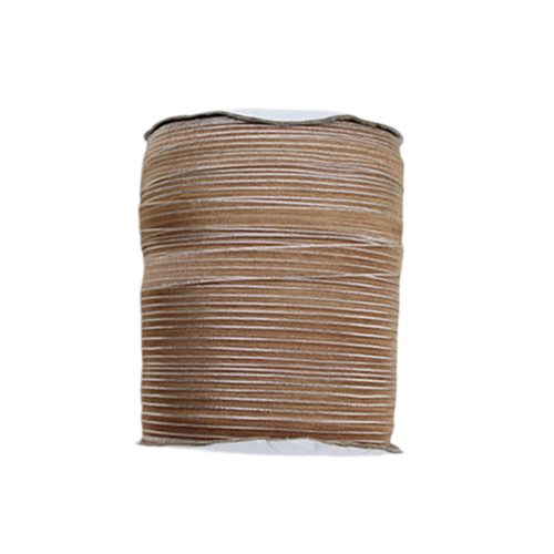 Organze Kurdele 1 CM Kenarı Şeritli  - 457 Metre  Pudra
