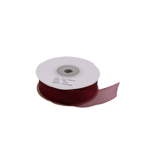 Organze Kurdele 40 MM - 22 Metre  Bordo