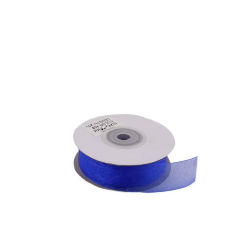 Organze Kurdele 40 MM - 22 Metre  Saks Mavi