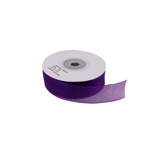 Organze Kurdele 40 MM - 22 Metre  Mor