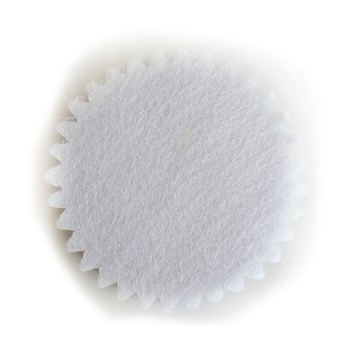 Organze Yuvarlak Hazır Kesilmiş Tül File Modeli 22 CM - 100 Adet  Beyaz