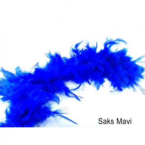 Otriş Tüy 2 Metre 60 GR  Saks Mavi