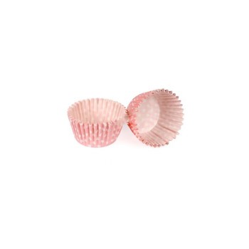 Cupcake Kalıbı Pet Kapsül Kek Kalıbı 48X34 MM - 100 Adet Puantiyeli Pembe Cupcake Kalıbı Pet Kapsül Kek Kalıbı 48X34 MM - 100 Adet Puantiyeli Pembe