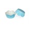 Kek Kalıbı Pet Kapsül 65*38 Mm Kağıt Cupcake Kağıdı - 100 Adet  Puantiyeli Mavi