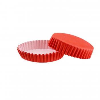 Cupcake Kalıbı Pet Kapsül Oval Model Düz Renk - 100 Adet F11 Kırmızı Cupcake Kalıbı Pet Kapsül Oval Model Düz Renk - 100 Adet F11 Kırmızı