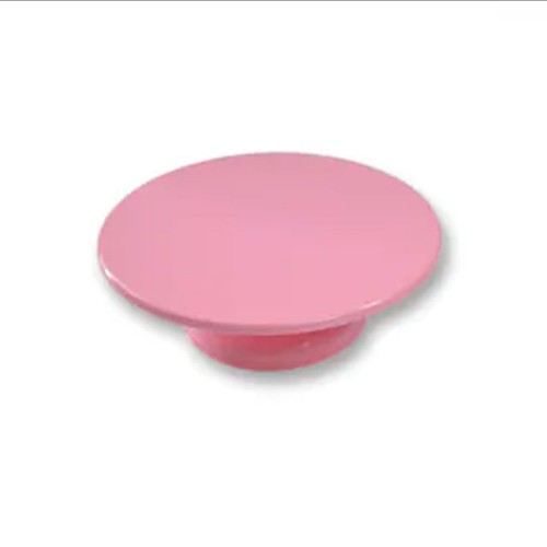 Plastik Döner Pasta Sıvama Standı 32 Cm   Pembe