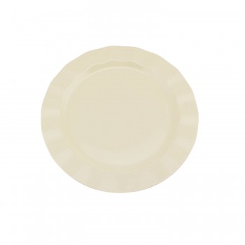 Plastik Lüks Tabak 22 CM - 6 Adet Krem Plastik Lüks Tabak 22 CM - 6 Adet Krem