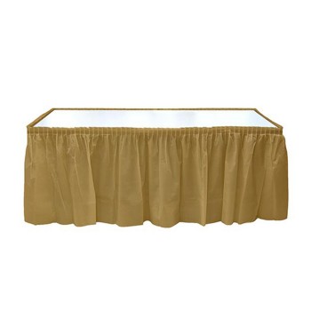 Plastik Masa Kenarı Eteği Altın Plastik Masa Kenarı Eteği Altın