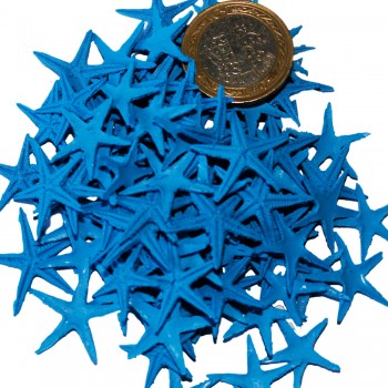Polyester Deniz Yıldızı Minik Boy 0.5 CM- 1.5 CM - 100 Adet Mavi Polyester Deniz Yıldızı Minik Boy 0.5 CM- 1.5 CM - 100 Adet Mavi