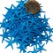 Polyester Deniz Yıldızı Minik Boy  0.5 CM- 1.5 CM - 100 Adet  Mavi