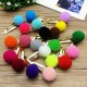 Renkli Ponpon Minik  Boy Rengarenk 1.5 CM  - 50 Adet