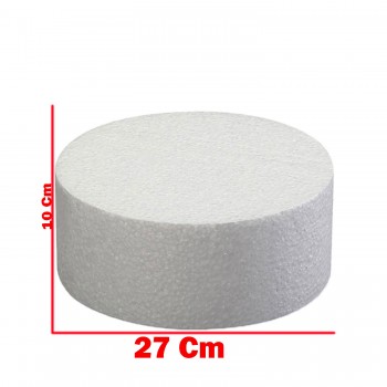 Strafor Pasta Tek Katlı - Strafor Stand Tek Katlı 27 CM Strafor Pasta Tek Katlı - Strafor Stand Tek Katlı 27 CM