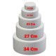 Strafor Pasta Tek  Katlı - Strafor Stand Tek  Katlı 21 CM