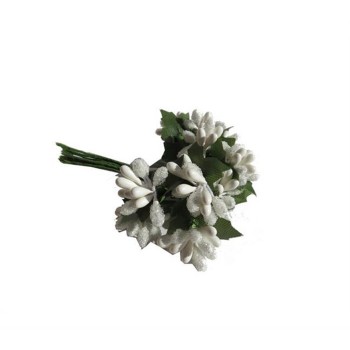 Çiçek Akrilik İri Cipso Görünümünde Pıtırcık - 144 Adet Beyaz Çiçek Akrilik İri Cipso Görünümünde Pıtırcık - 144 Adet Beyaz