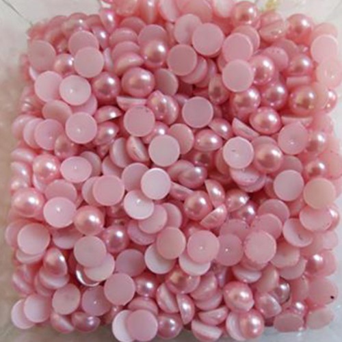 Yarım İncı Yuvarlak 8 Mm 250 Gr  Pembe
