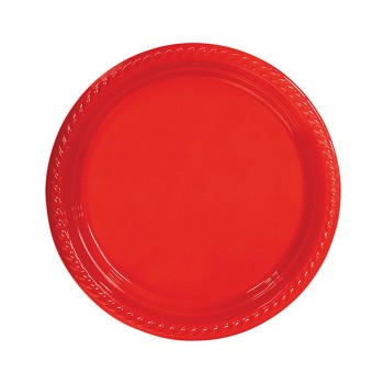 Tabak Plastik 22 Cm - 25 Adet Kırmızı Tabak Plastik 22 Cm - 25 Adet Kırmızı