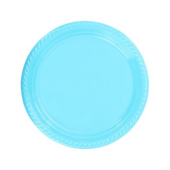 Tabak Plastik 22 Cm - 25 Adet Mavi Tabak Plastik 22 Cm - 25 Adet Mavi