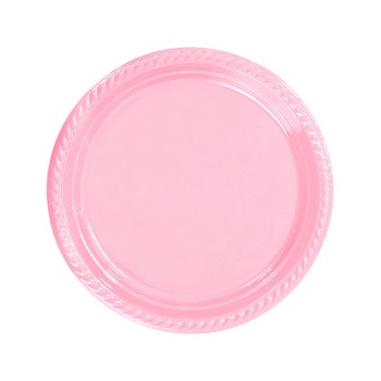 Tabak Plastik 22 Cm - 25 Adet Pembe Tabak Plastik 22 Cm - 25 Adet Pembe