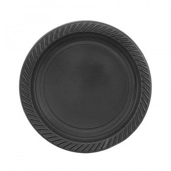 Tabak Plastik 22 Cm - 25 Adet Siyah Tabak Plastik 22 Cm - 25 Adet Siyah