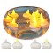 Tealight Mum Led Işıklı Pilli Suda Yüzen Model 4 CM - 6 Adet