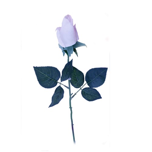 Yapay Çiçek Islak  Gül Modeli 40 CM - 1 Adet   Beyaz