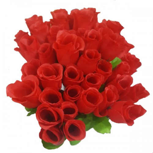 Yapay Çiçek Tekli Gül 20 Li  - 1 Demet