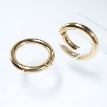 Yaylı Çanta Halkası Mekanizmalı Halka 2.7 CM - 10 Adet Gold Yaylı Çanta Halkası Mekanizmalı Halka 2.7 CM - 10 Adet Gold
